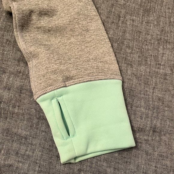 Nike Therma-Fit Hoodie Sweatshirt Gray Mint - Picture 4 of 10